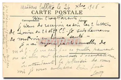 Maison-Laffitte — O Castelo — A Sala de Jantar — editor Asnières, n°8 — Verso