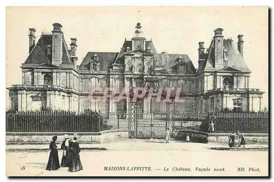 MAISONS-LAFFITTE — O Castelo, Fachada norte — ND. Fot.