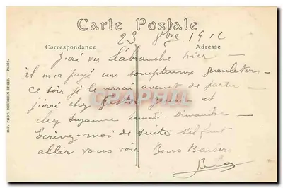 MAISONS-LAFFITTE — O Castelo, Fachada norte — ND. Fot. — Verso