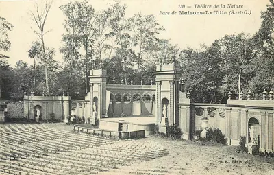 Teatro da Natureza — Parque de Maisons-Laffitte (S.-et-O.) — B. F., Paris