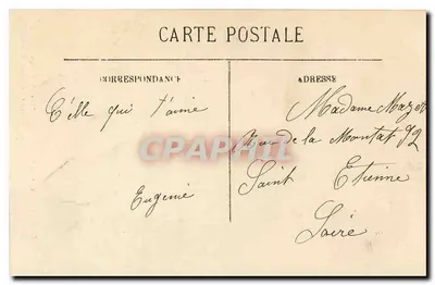 Le Puy — Estátua colossal de Nossa Senhora da França no Rocher Corneille — LL. — Verso