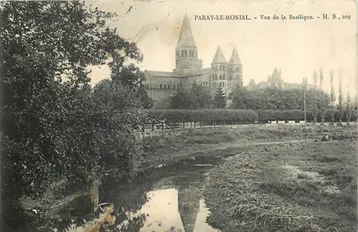 Paray-le-Monial — Vista da Basílica — H. B., 209