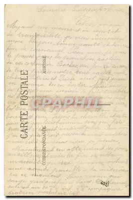 Clermont-en-Argonne — Após o bombardeio alemão — editor não identificado, n° 331 — Verso