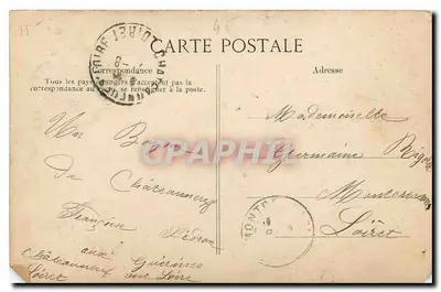 Orléans (Loiret) — La Cattedrale — Editore non identificato, n° 402 — Verso