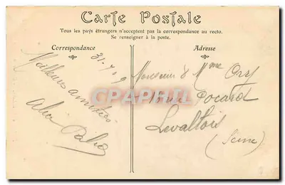 Arredores de AVALLON — Crot de la Foudre — ND Fot. — n° 224 — Verso