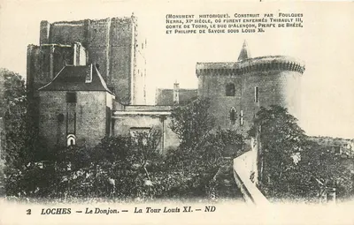 Loches — O Donjon — A Torre Louis XI — ND