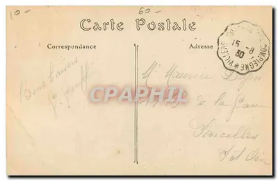 Zamek w PIERREFONDS — Wejście — Wydawnictwo Neveux, Pierrefonds — Rewers