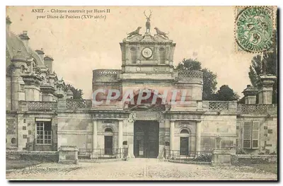 Anet — Castelo construído por Henri II para Diane de Poitiers (século XVI) — Editor A. Laverdure, Vernon