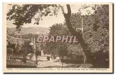 Villeneuve-Saint-Georges (S.-et-O.) — Vista da Seine tirada do parque do Asile Beauregard — n° 5606