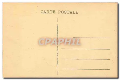 Gisors (Eure) — A Porta dos Campos — L. Tournant, edição Gisors — Verso