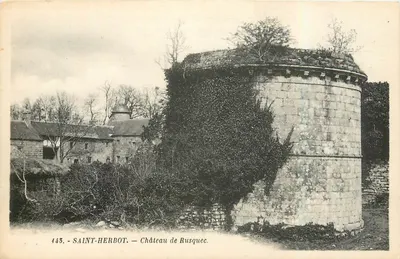 Saint-Herbot — Castelo de Rusquec — G. Artaud, n° 443