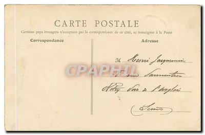 Chambord — O Castelo — B.F., Paris, n°2 — Verso