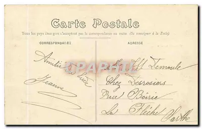Castelo do Lude — Os Jardins — Edit. Hureau — Verso