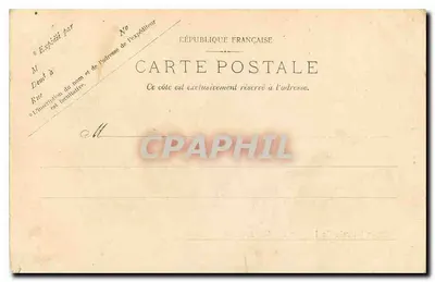 Porta laterale della Chiesa di Montmorency — Edizione Trannon, No. 1340 — Verso