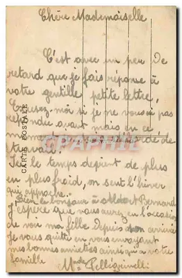 Montmorency - Das Rathaus — Vintage Postcard/Antike Ansichtskarte n°6, Verlag SA — Rückseite