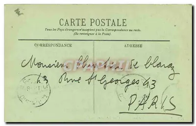 Blois — Hotel d'Alluye — A Cour Interna — LL. — n° 179 — Verso