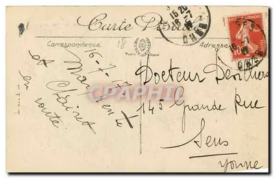 Bourges — Gevel van het Paleis Jacques-Cœur — LL — Achterkant