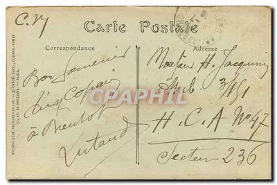 Soissons — O Ponte dos Ingleses e sua barreira — G. Noguères, Soissons — Verso