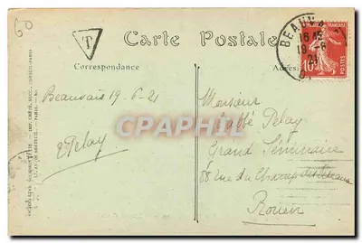 Beauvais — Katedra Świętego Etienne — ND Phot. — Rewers