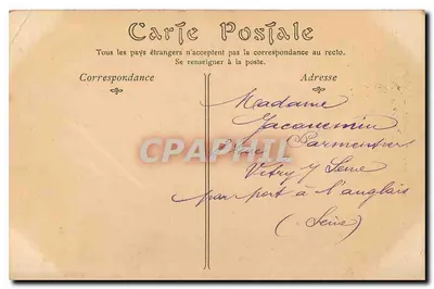 Angers — Katedra — Wydawca nieznany, nr serii 10 — Rewers