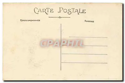 Le Pouliguen (Loire-Inf.) — O Mar quebrando sobre os Rochos — Artaud e Nozais, Nantes, n°55 — Verso
