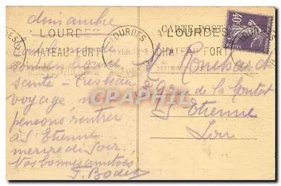 Lourdes — Góra — Pyrenées — Rewers