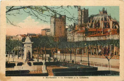 Narbonne — O Monumento e a Catedral — Editor: Carte postale Narbonne, n°6