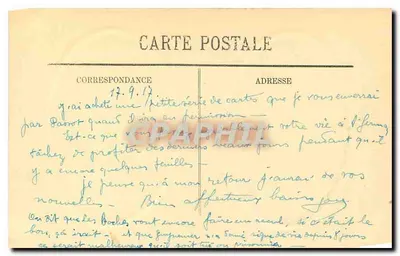 Compiègne — Zamek — Sala Ograniczona i Sala Strażników — Wydanie specjalne, Lambert Henry — Rewers