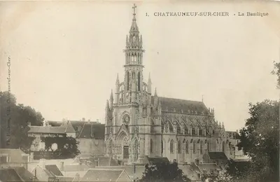 Châteauneuf-sur-Cher - A Basílica — Editor: P. Poribas, Châteauneuf-sur-Cher, n°1