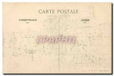 Gerbéviller — Widok ogólny po bombardowaniu — Wojna 1914-1915 — Rewers