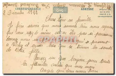 Nice — Promenade des Anglais i Pałac Morza Śródziemnego — Adia, nr 414 — Rewers