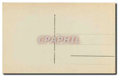 Gavarnie - O Hotel do Circo e a Grande Casoade — editor Alsatienne des Arts Photographiques, Strasbourg — Verso