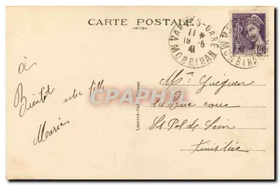 Vannes — Porta Saint-Vincent — Editor Laurent-Nel, n° 150 — Verso