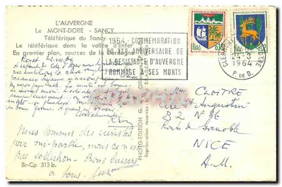 O teleférico do Sandy — Auvergne — Edição Gd'O — Verso