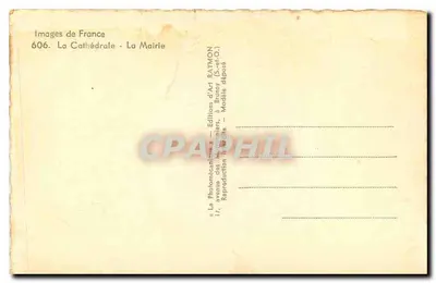 Saint-Denis — wydawca: Images de France, n° 606 — Rewers