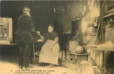 A Vendedora de Café com Leite — Os Pequenos Ofícios de Paris — C.M. n°9