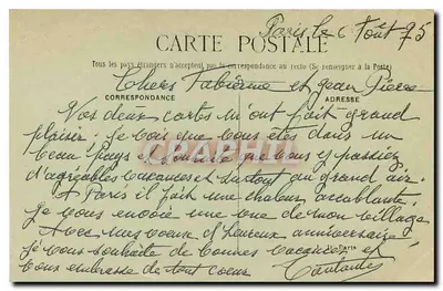 Paryż — Avenue du Bois de Boulogne — L. D. — Rewers