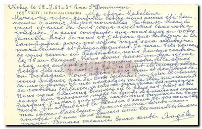 El Parque de los Célestins — Vichy — editor Réal-Photo, n°163 — Reverso