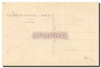 Rouen — Stara ulica — Wydawnictwo Sztuki YVAN — Rewers