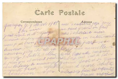 Ilha de Batz — Corte de mar em Toul ar Sarpent (Trou du Serpent) — ND. P. (editor) — Verso