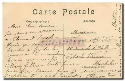 Bois de Meudon-Clamart — L'Étang de l'Ursine — E. Malcut, fot. Paris — Verso