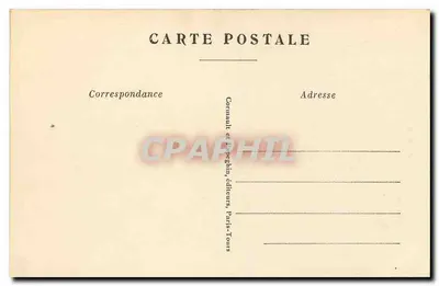 Paris — Torre Saint-Jacques — Cornault e Pypeghin, editores, Paris-Tours — Verso