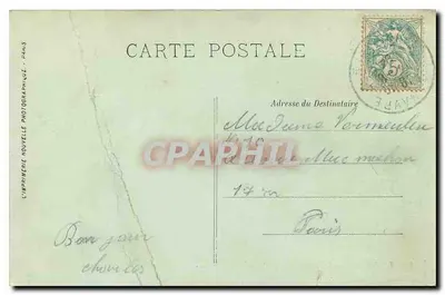 Le Havre — O Transatlântico "La Savoie" — LL. — N°58 — Verso