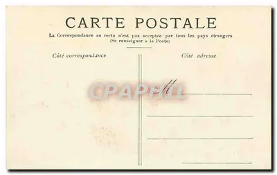 Le Croisic — Porto com barcos e castelo — Carte postale — Verso