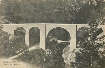 Viaduto do Saillard — Jura — Éd. Boudefoir Frères, Châtain 5