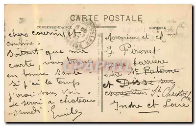 Monument du Triomphe de la République — Place de la Nation — Paris — éditeur C. M. n° 369 — Rewers