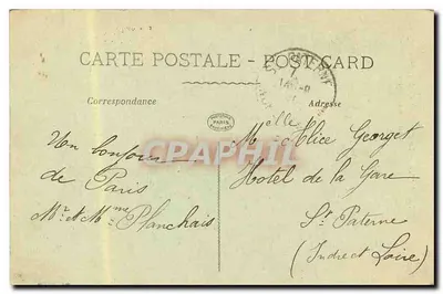 Parigi — La Basilica del Sacro Cuore — editore anonimo, numero di serie non visibile — Verso