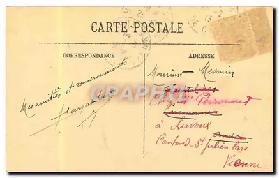 Paryż — Plac Bastili — LL 175 — Rewers