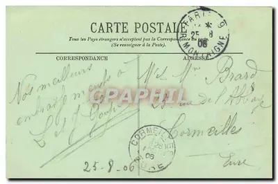 Paryż — Arc de Triomphe — LL — 704 — Rewers