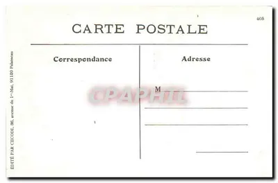 Scènes Parisiennes — Agent réglant la circulation des voitures et des piétons — ND. Phol. — Rewers